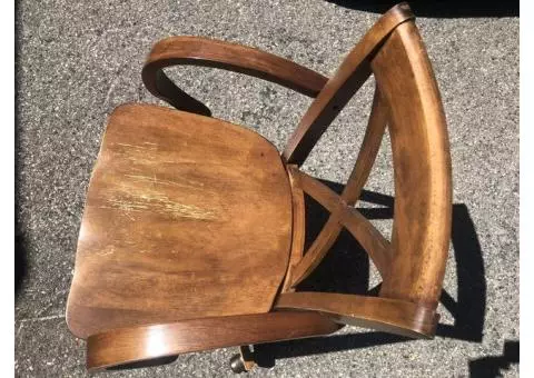 Wooden Desk Chair - BEST OFFER