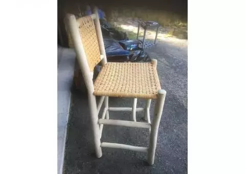 2 Flat Rock furniture co. Hickory Stools - BEST OFFER!!